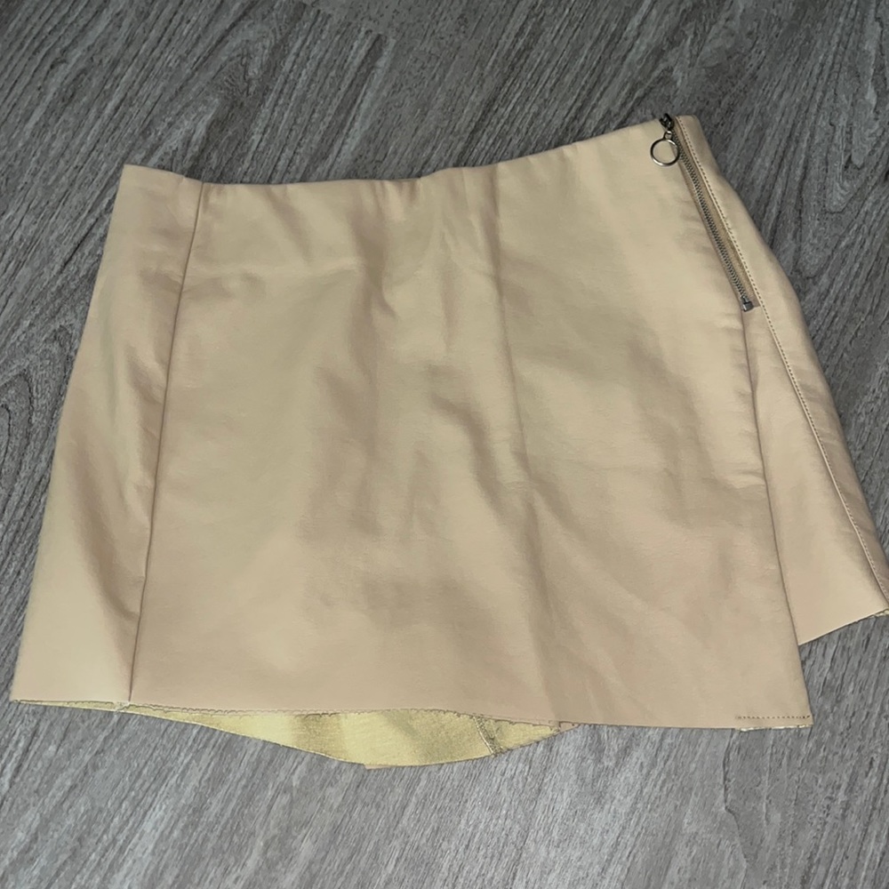 Vegan leather skirt